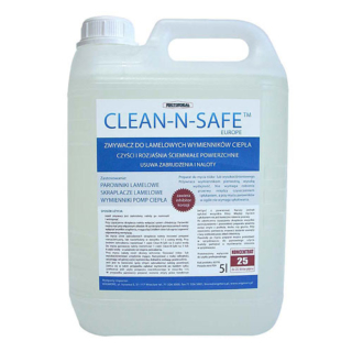Clean-N-Safe - środek do czyszczenia skraplaczy i parowników w instalacjach klimatyzacyjnych i chłodniczych (koncentrat 5l)