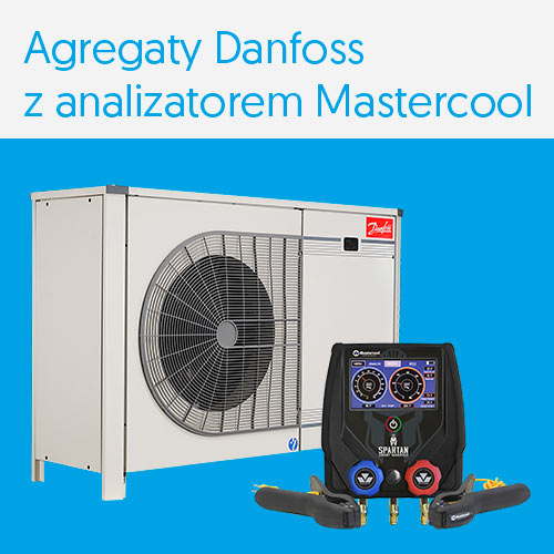Przy zakupie agregatu Danfoss (wybrane modele) analizator Mastercool Spartan za 1000 zł.