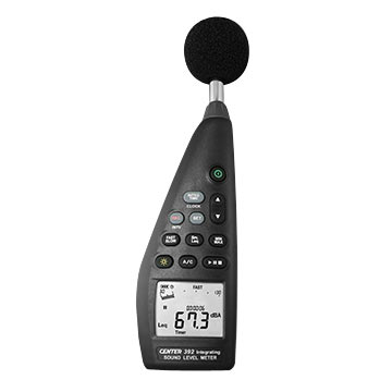 Sonometr z rejestratorem danych Center 392 - miernik poziomu dźwięku - decybelomierz